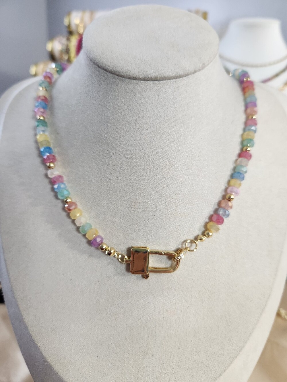 Iced Candy Charm Holder Necklace